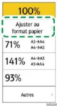 RICOH IM C6010 - Agrandissement ou réduction en fonction du format papier - 3
