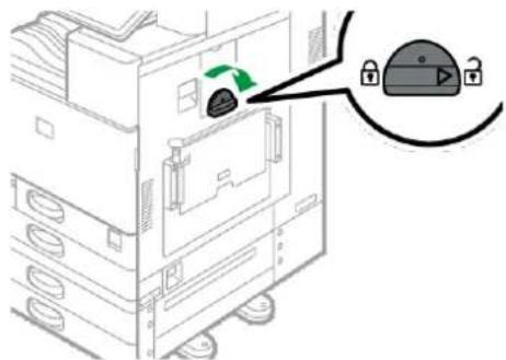 RICOH IM C6010 - Chargement du papier dans le magasin guide-papier pour pages de garde - 1