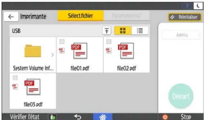 RICOH IM C6010 - Impression depuis un périphérique de stockage ou depuis une application de numérisation - 4