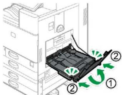 RICOH IM C6010 - Chargement du papier dans le magasin guide-papier pour pages de garde - 3