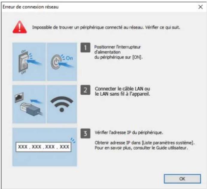 RICOH IM C6010 - Si l'appareil est introuvable - 1