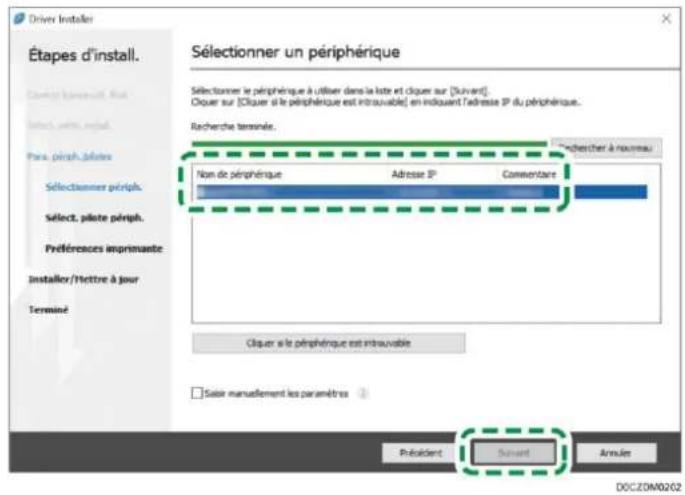 RICOH IM C6010 - Installer le pilote d'impression PCL 6/PostScript 3 en utilisant le fichier téléchargé - 2