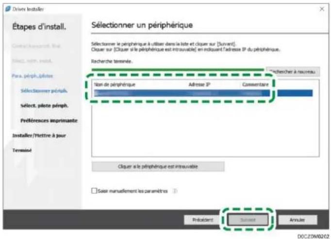 RICOH IM C6010 - Installer Device Software Manager en utilisant le fichier téléchargé - 2