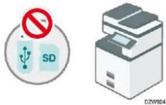 RICOH IM C6010 - Prévenir les fuites d'informations depuis l'emplacement pour support - 1