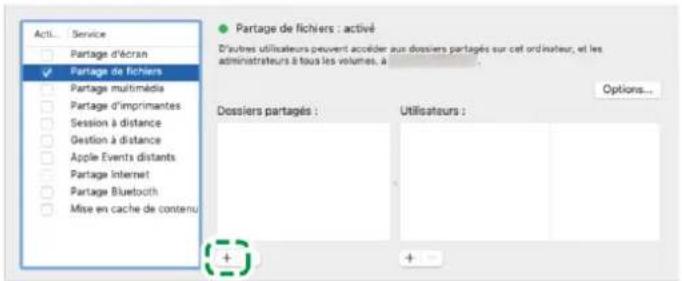 RICOH IM C6010 - Création d'un dossier partagé (macOS) - 3