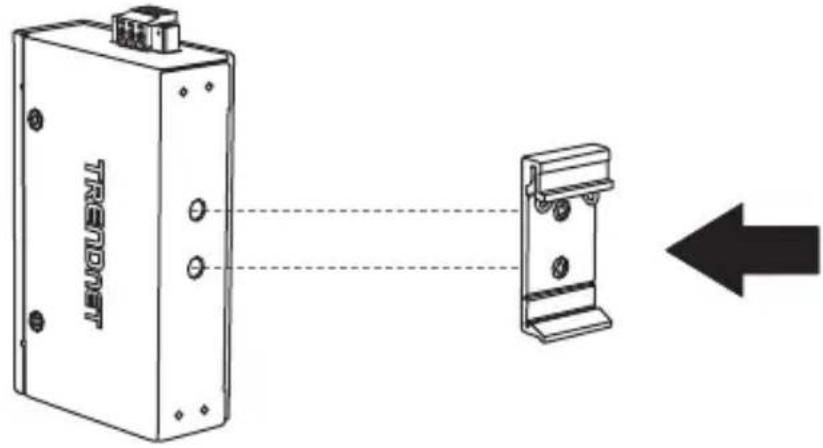 TRENDNET TI-ELC80 - DIN-Rail Mounting Instructions - 1