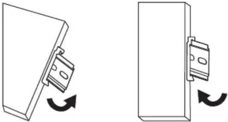 TRENDNET TI-ELC80 - Anleitung zur DIN-Schienenmontage - 2