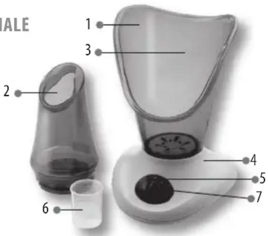 LANAFORM Beauty & Massage Center - COMANDI E CARATTERISTICHE DELLA SAUNA FACCIALE - 1