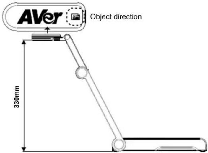 AVer AVerVision M15W - Rotazione della testa della telecamera - 2