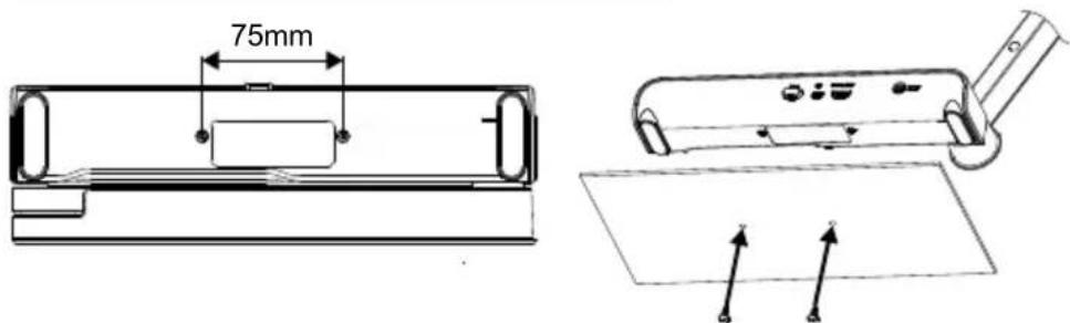 AVer AVerVision M15W - Mounting the Camera on a Flat Surface - 1