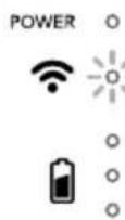 AVer AVerVision M15W - Überprüfen Sie den WLAN-Status - Blaue Leuchte ein. - 1