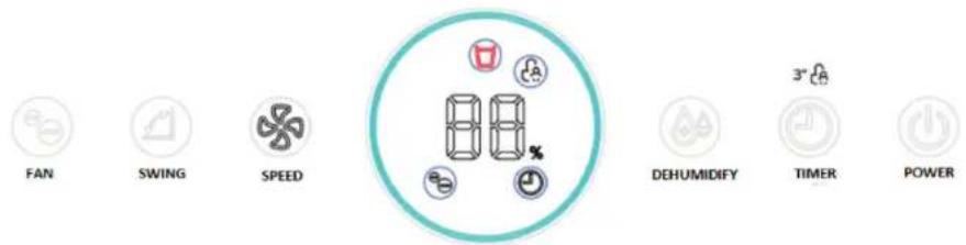 QLIMA DD 808 - FUNCTIONS OF CONTROL PANEL - 1