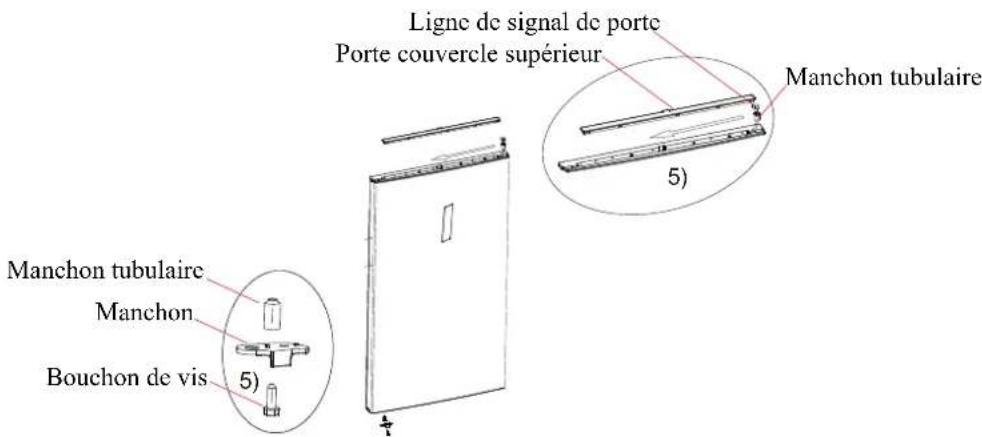 MIDEA AU83ETWBR1RCM - Pour changer la porte de droite à gauche - 7
