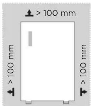 MIDEA MRU17B2ASL - Dimensions et dégagements - 1