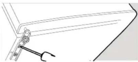 MIDEA AFRM033AES - Reversing The Door Swing - 2