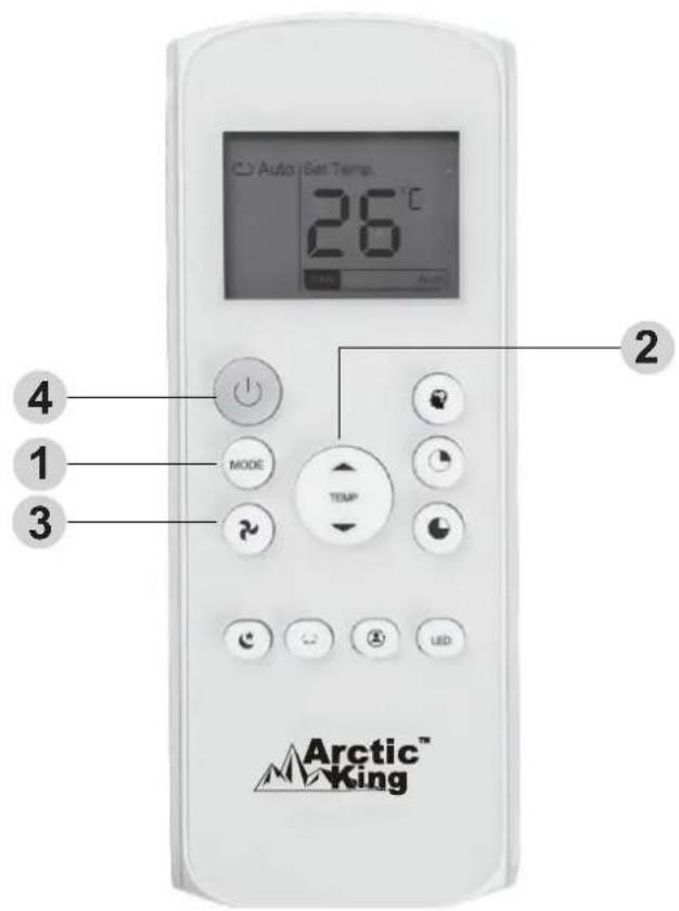 MIDEA AP10SEWBA1RCM - How to Use the Basic Functions - 1