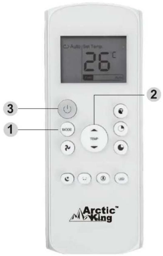 MIDEA AP08SEWBA1RCM - How to Use the Basic Functions - 1