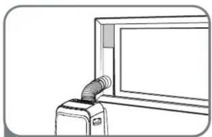 MIDEA AP08SEWBA1RCM - Type 1 : installation de fenêtre à guillotine - 10