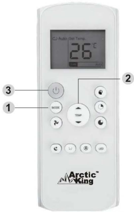 MIDEA AP08SEWBA1RCM - Utilisation des fonctions de base - 1