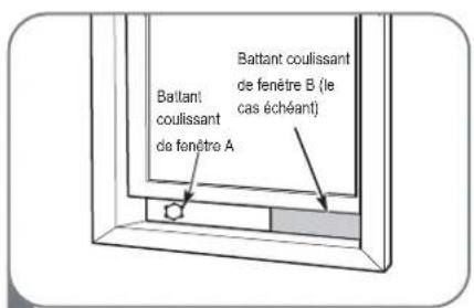 MIDEA AP08SEWBA1RCM - Type 1 : installation de fenêtre à guillotine - 2