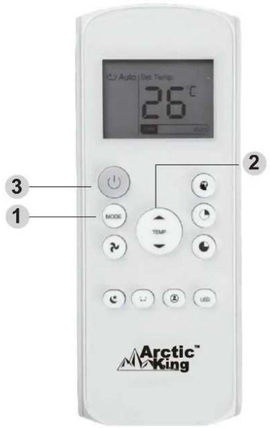 MIDEA AP08SEWBA1RCM - How to Use the Basic Functions - 1