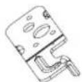 MIDEA MRT18D3BWW - Parts already mounted on the door (as shipped): - 3