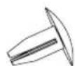 MIDEA MRT18D3BWW - Parts already mounted on the door (as shipped): - 6