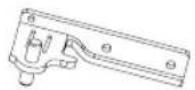 MIDEA MRT18D3BWW - Parts included with the hinge kit: - 1