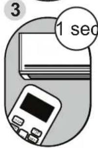 MIDEA AP07SEWBA1RCM - Fonction TIMER ON (minuterie activée) - 4