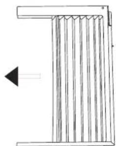 MIDEA MWHUK-12CRN8-BCL0 - INSTALL THE ACCORDION PANELS - 1