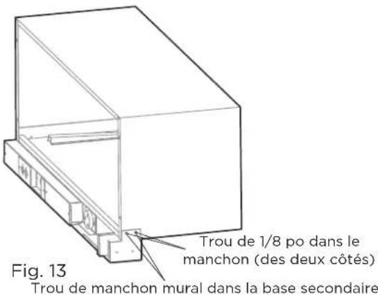 MIDEA MWIUP-15AEN8-MJ6 - Percez quatre trous de 1/8 po. - 1