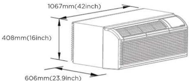 MIDEA MWIUP-15AEN8-MJ6 - Confirmation de la taille de l'installation : - 2