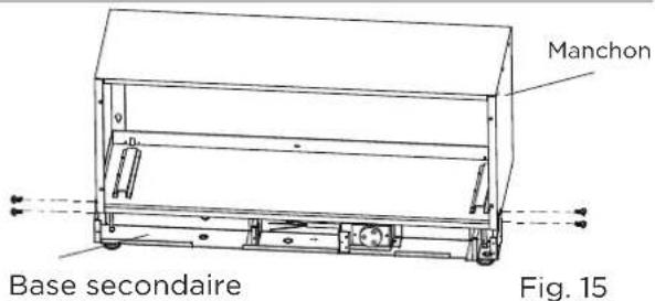 MIDEA MWIUP-15AEN8-MJ6 - Installez la base secondaire sur le manchon. - 1