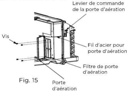 MIDEA MWIUP-15AEN8-MJ6 - - FILTRE DE LA PORTE D'AÉRATION : IMPORTANT : ÉTEIGNEZ L'APPAREIL AVANT DE LE NETTOYER. - 1