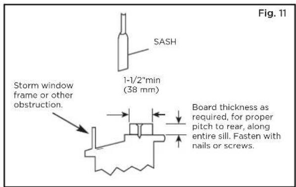 MIDEA MWMWT080CR2A - If AC is Blocked by Storm Window - 1