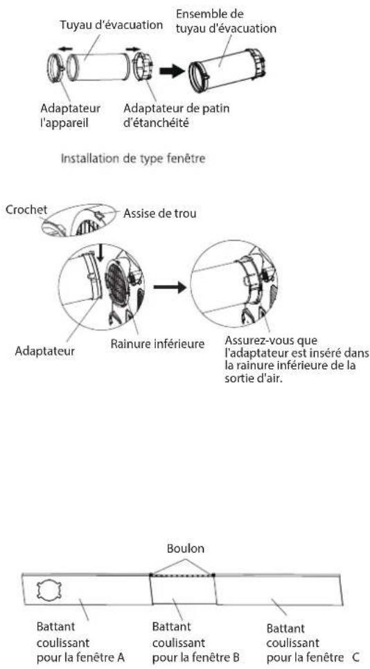 MIDEA AP53SEWBA1RCM - Kit d'Installation pour la Fenêtre - 1