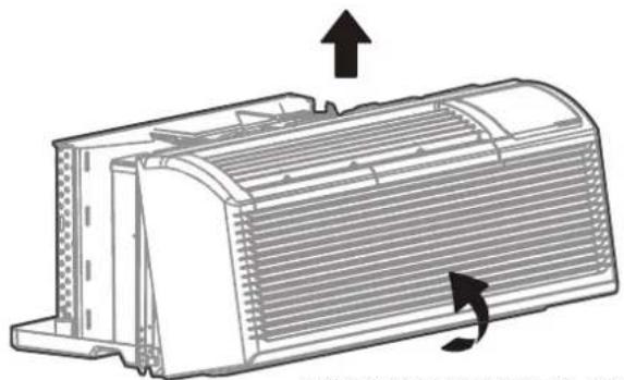 MIDEA MWIUP-12AEN8-MK6 - Removing the front panel - 1