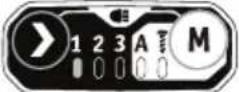 Flex IW 1/2" 400 18.0-EC C - Pomocou tlačidla „M“: - 6