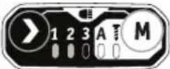 Flex IW 1/2" 400 18.0-EC C - "M" düğmesini kullanarak: - 2