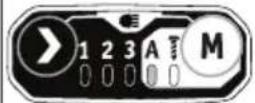 Flex IW 1/2" 400 18.0-EC C - „M“ mygtuko naudojimas: - 9