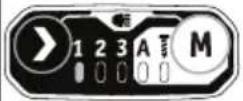 Flex IW 1/2" 400 18.0-EC C - Pomocou tlačidla „M“: - 1