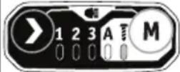 Flex IW 1/2" 400 18.0-EC C - Pomocí tlačítka „M“: - 5