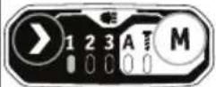 Flex IW 1/2" 400 18.0-EC C - "M"-painikkeen käyttäminen: - 1