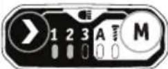 Flex IW 1/2" 400 18.0-EC C - Brug af "M"-knappen: - 2