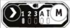 Flex IW 1/2" 400 18.0-EC C - Ved å bruke "M"-knappen: - 6