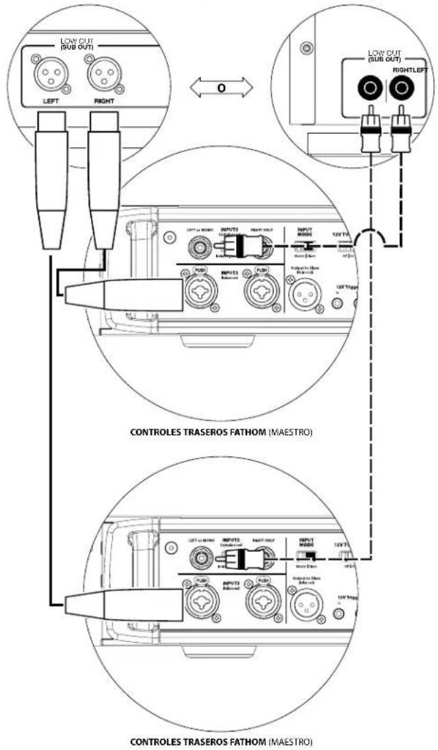 JL Audio Fathom IWSv2-SYS-113 - Un Fathom IWSv2 en mono a un sistema de audio bicanal - 3