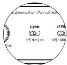 JL Audio Fathom IWSv2-SYS-113 - Controles y conectores traseros - 7