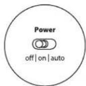 JL Audio Fathom IWSv2-SYS-113 - The power switch has three positions: - 2