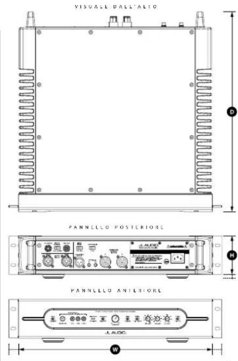 JL Audio Fathom IWSv2-SYS-113 - Capacità di uscita trigger di 12 V: - 2