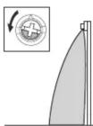 OPTEX OAM-DUAL T - a. Ajustage d'AIR b. Ajustage de radar - 8